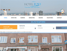 Tablet Screenshot of hotelport.nl